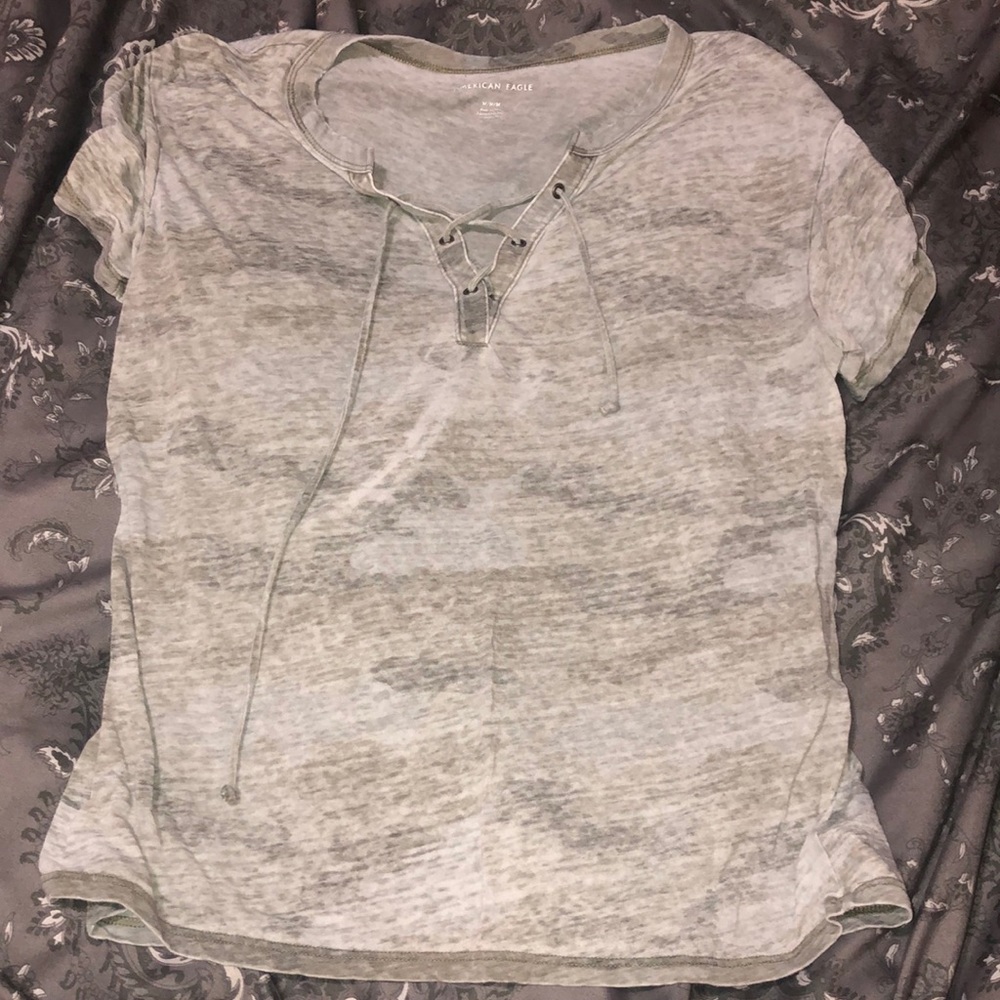 Aeo camo shirt